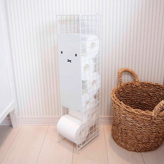 出所：ニトリ公式通販 ニトリネット ミッフィーのトイレットペーパーストッカー(ホワイト)