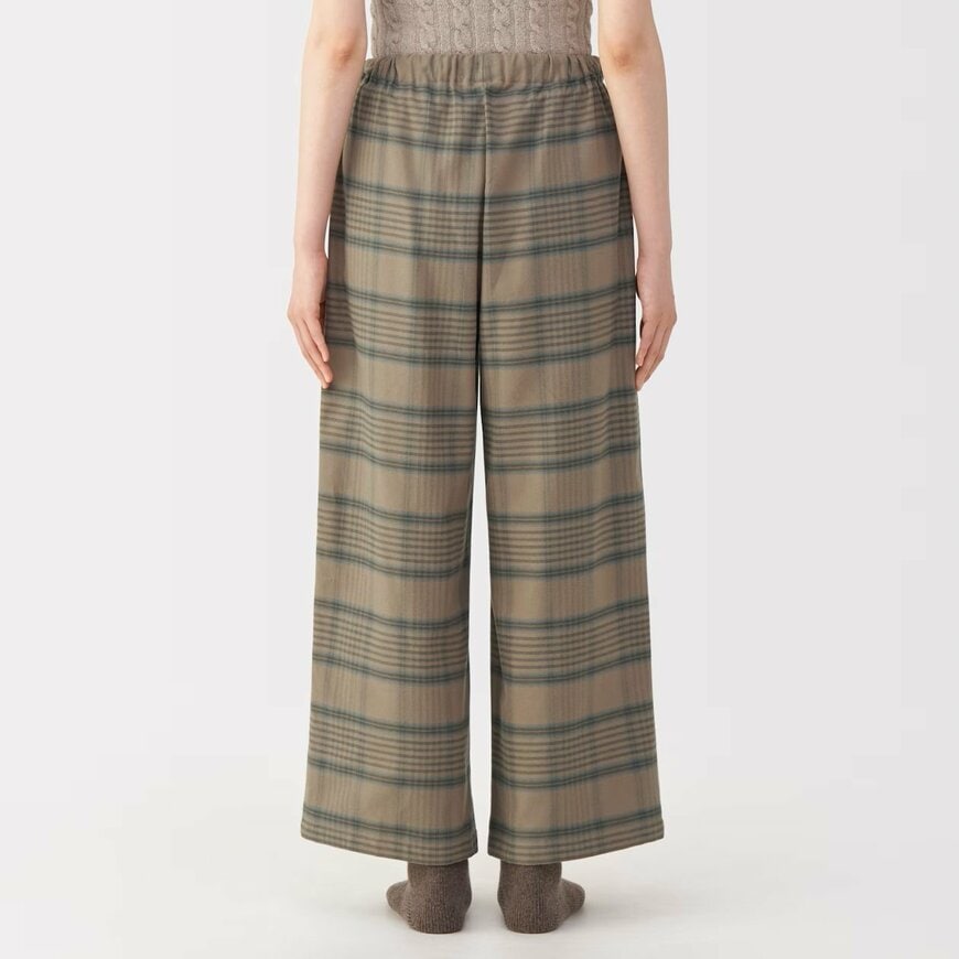 出所：無印良品公式　婦人 フランネル ロングパンツ