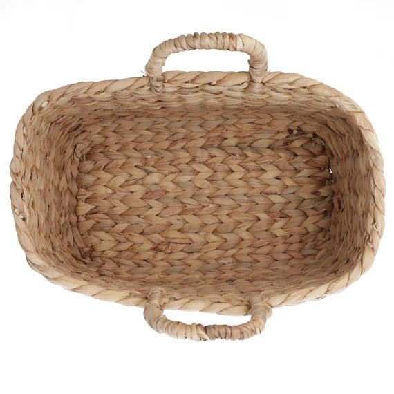 出所：ニトリ公式 天然素材バスケット L（HW01）