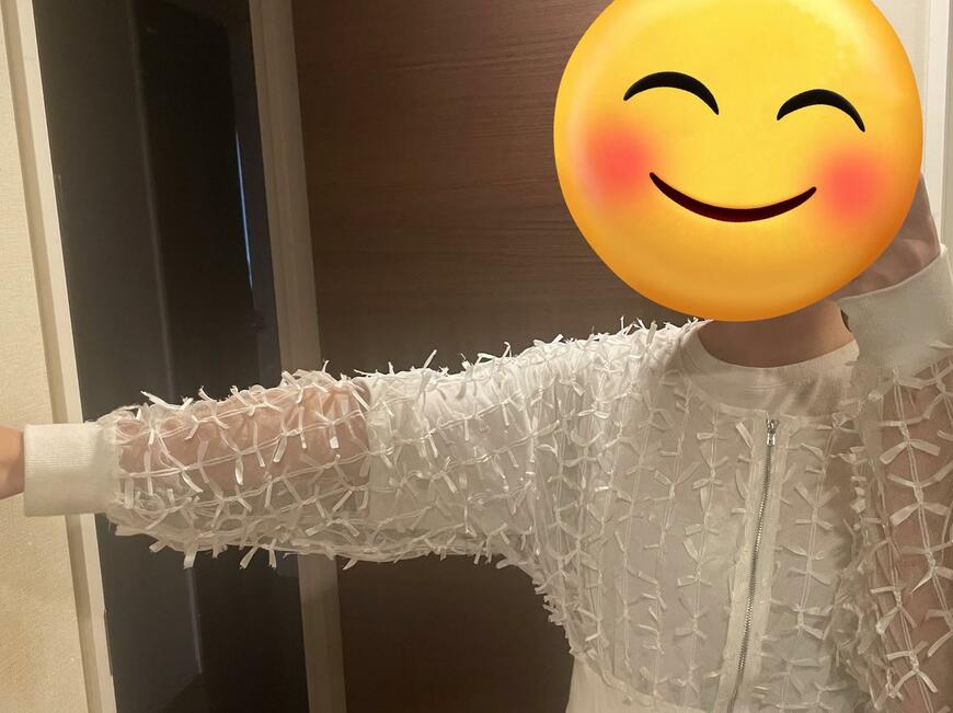 おみくじ掛けのようだと言われた服