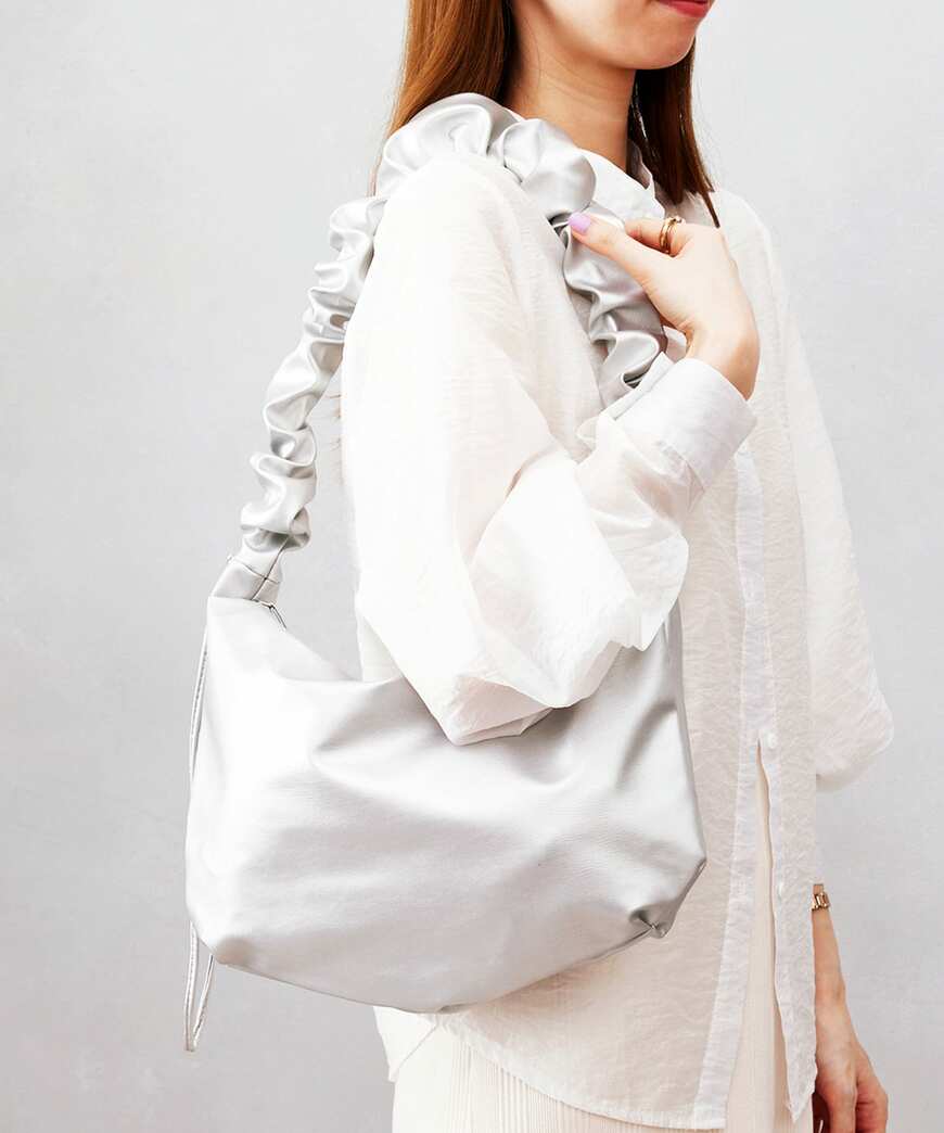 ギャザー2wayショルダーバッグ