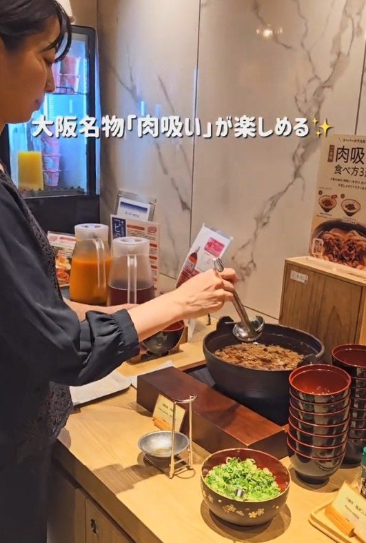 朝食ビュッフェで大阪名物を食べられる!
