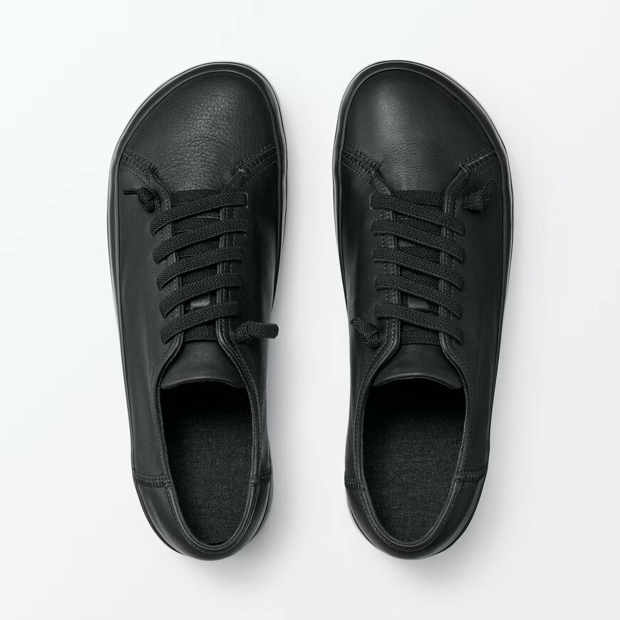 無印良品公式 紳士 レザーローカットスニーカー 画像
