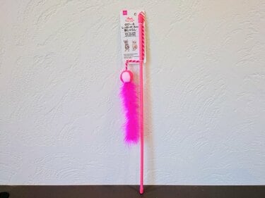 猫用品 【20本セット】のび〜るしっぽ＆ボール付き猫じゃらしDAISO猫用品