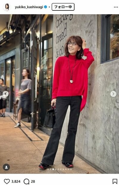 柏木由紀子のInstagram投稿