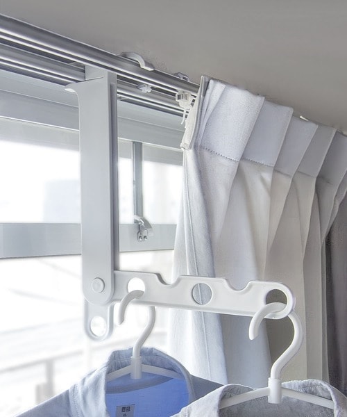 カーテン4連フック