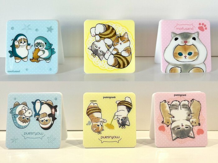 クリップはピンク、黄色、水色の全3種