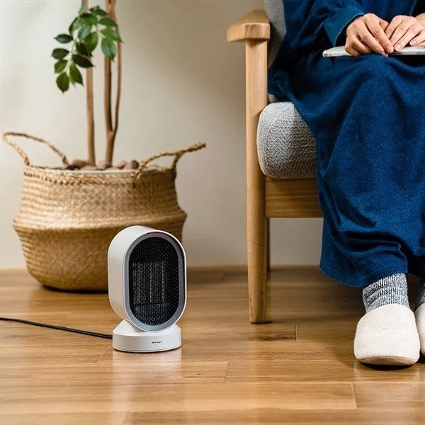 「首振り機能付きセラミックファンヒーター&ファン」