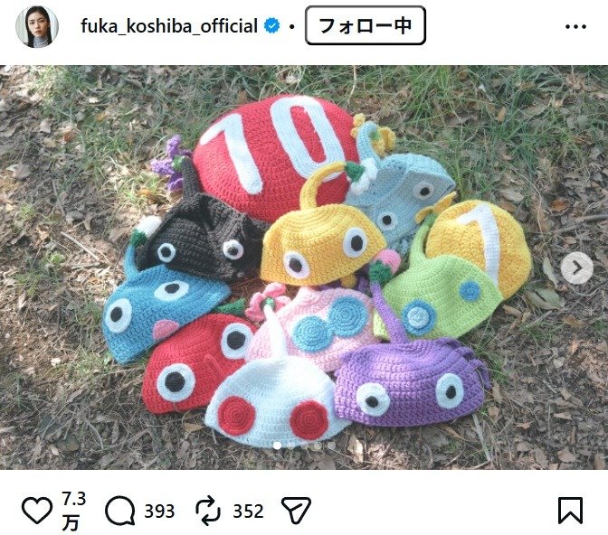 出所：小芝風花のInstagram（＠fuka_koshiba_official）　参照日：2026年4月16日