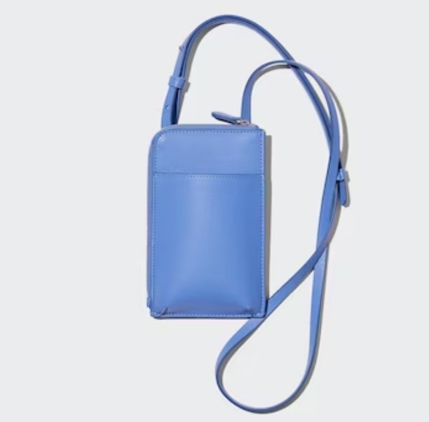 出所：ユニクロ公式 レザータッチウォレットショルダーバッグ