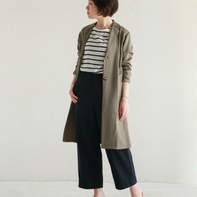 NUMBER 代官山 / NOMBRE IMPAIR - テンセルリネンツイルロングコート ¥19,440（税込）