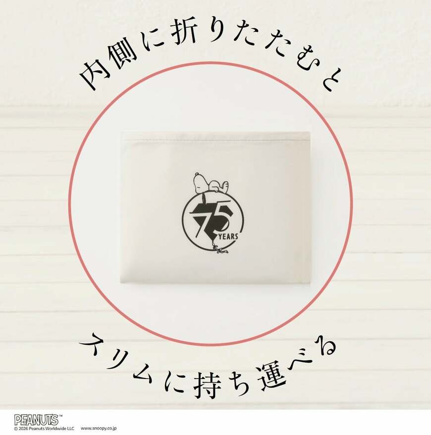 出所：株式会社扶桑社　スヌーピー 折りたためる 超BIG保冷バッグ