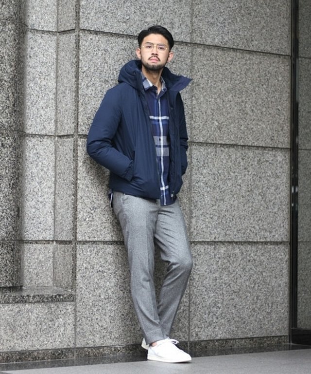 EDIFICE - ストレッチダウンブルゾン ¥34,560（税込）