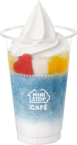 出所：ミニストップ「パチパチキャンディで はじける爽快感！  「ハロハロ パチパチさわやかソーダ」 7月19日（金）発売」