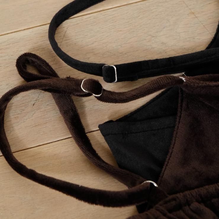 出所：しまむらパーク レディース　ベロアキャミワンピース(Taiyou)