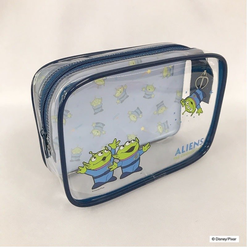出所：キャンドゥ公式　【数量限定】ディズニー／エイリアン　スクエアクリアポーチ