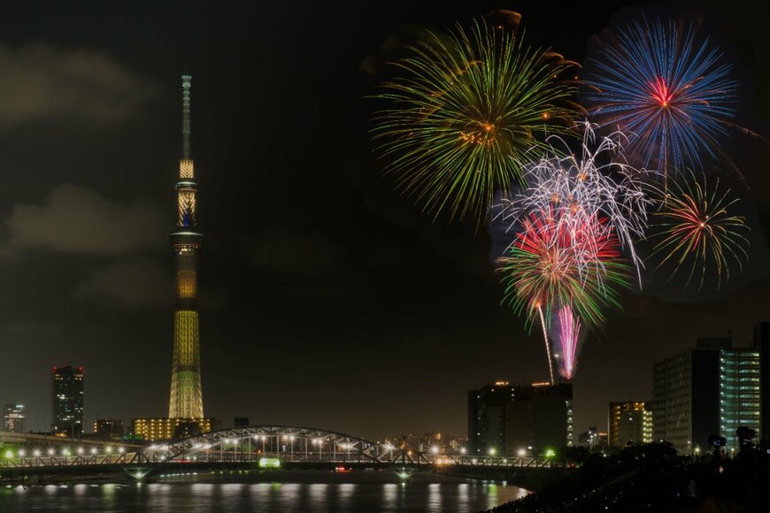 【東京の花火大会】2023年7月開催の花火大会おすすめ6選！詳細と見どころをチェック