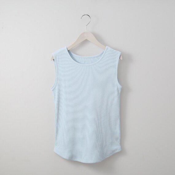 ニトリ公式　ベーシックリブタンクトップ 