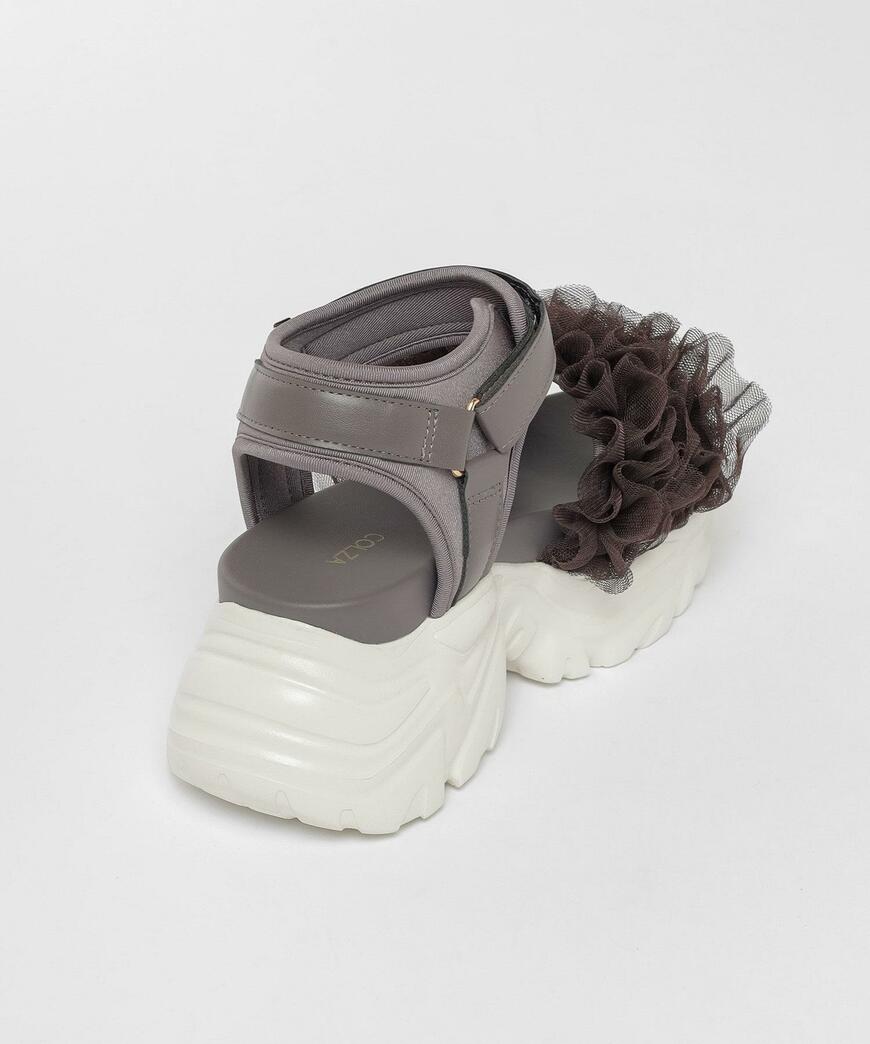 ハニーズ、フリルスポーツサンダル画像