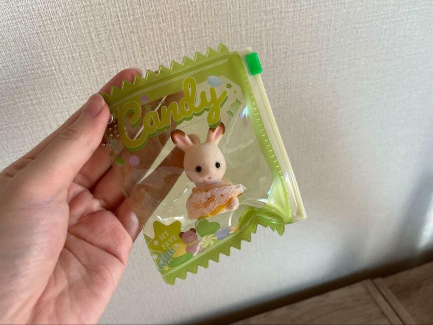 セリア、お菓子パッケージキーホルダー画像