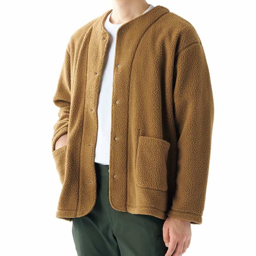 ワークマン公式 ボアフリースカーディガン