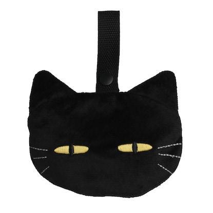 ニトリ ポーチ付きエコバック(デコネコ ブラック)