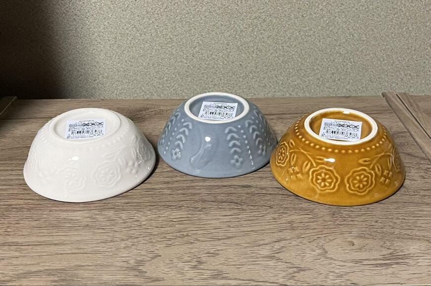 セリア、とんすい アニマル3種、側面デザインを紹介する商品画像