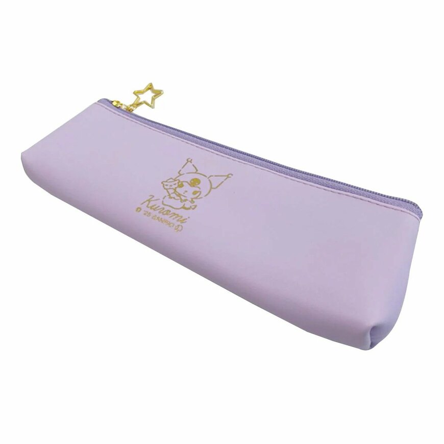 ワッツ公式 sanrio クロミ 合皮スリムペンケースの画像