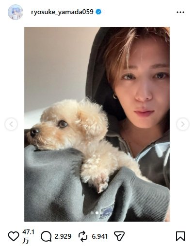 山田涼介のInstagram投稿