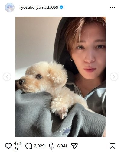 山田涼介のInstagram投稿