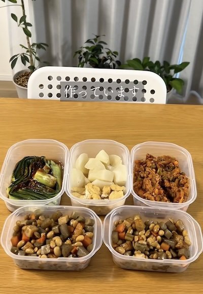 残り野菜を使った作り置き