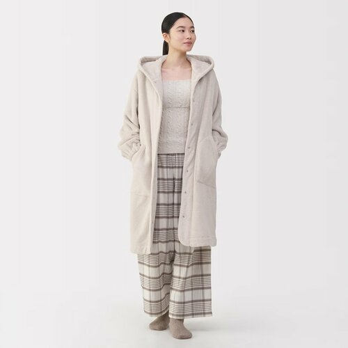 静電気が起きにくい　着る毛布　ロングカーディガン