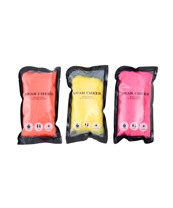 「オレンジ・イエロー・ピンク」の3色入り