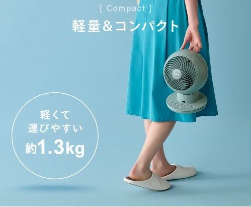 本体は約290×210×210mmのコンパクトサイズで重量は約1.3kg