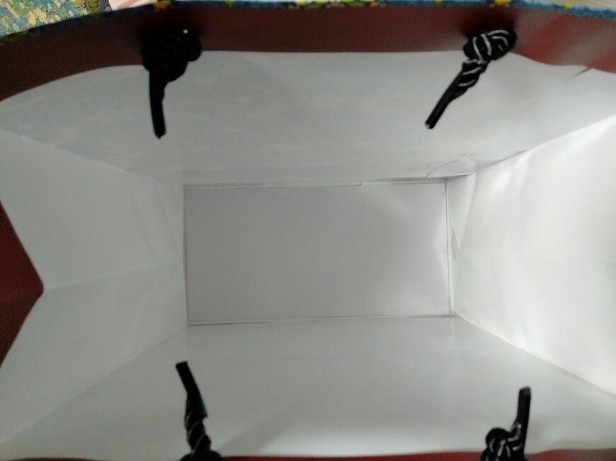 筆者撮影（セリア、ハンドルバッグM縦 ウィリアム・モリス）