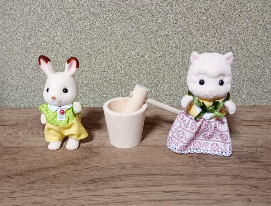 筆者撮影（セリア、木製オブジェ 杵と臼）