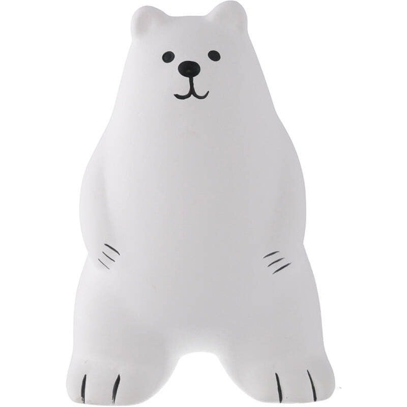 出所：キャンドゥ公式　素焼き加湿ポット　しろくま