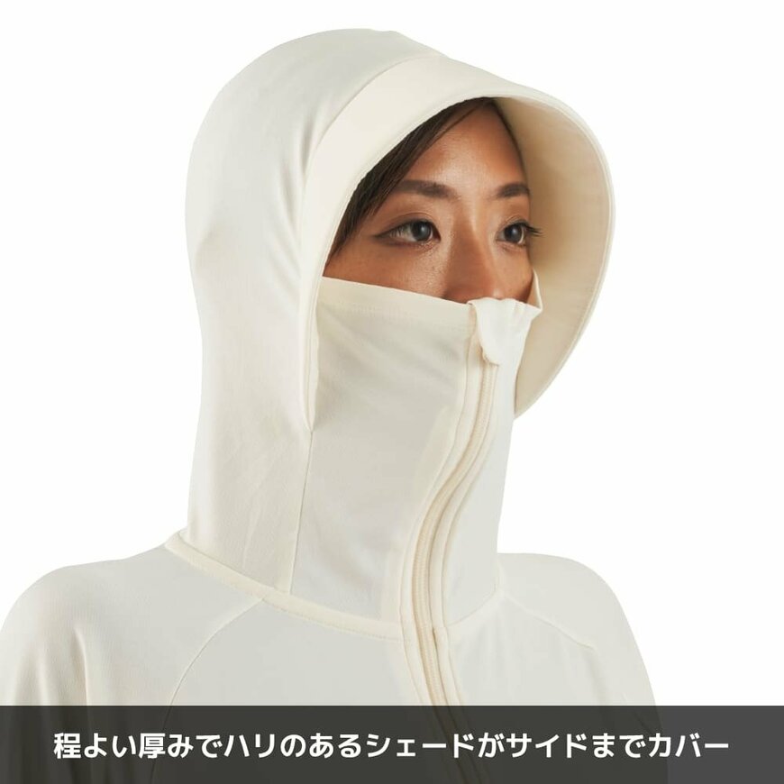 出所：ワークマン公式　レディースクールUVサンシェードパーカー