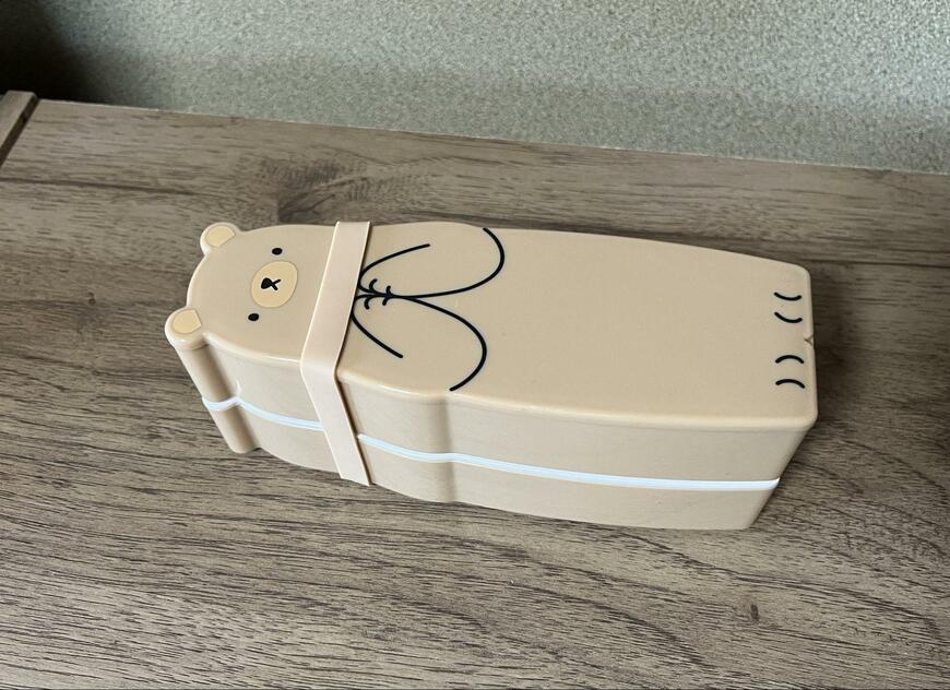 ダイソー、弁当箱(ダイカット、二段式)410mL