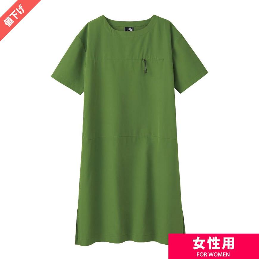 ワークマン　レディースガーデニングリラックスワンピース