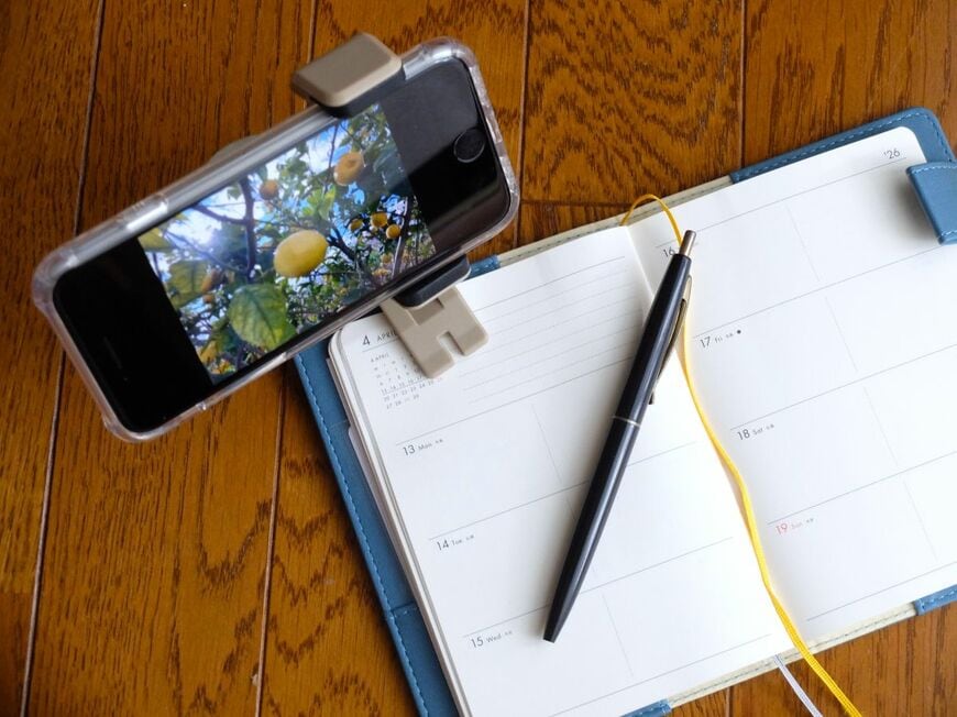 GORDON MILLERワンプッシュ マルチクリップ スマホホルダー筆者撮影写真