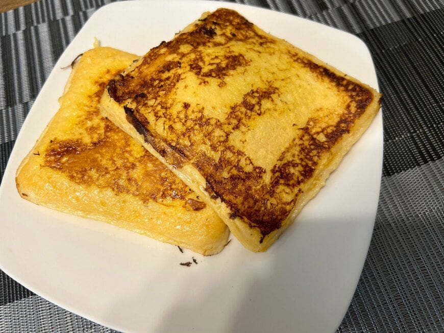 ランチパックで作ったフレンチトースト