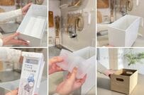 「気持ちいいくらいシンデレラフィット！」〈無印良品×セリア〉は相性抜群！？2つのアイテムを組み合わせてスッキリ収納爆誕！