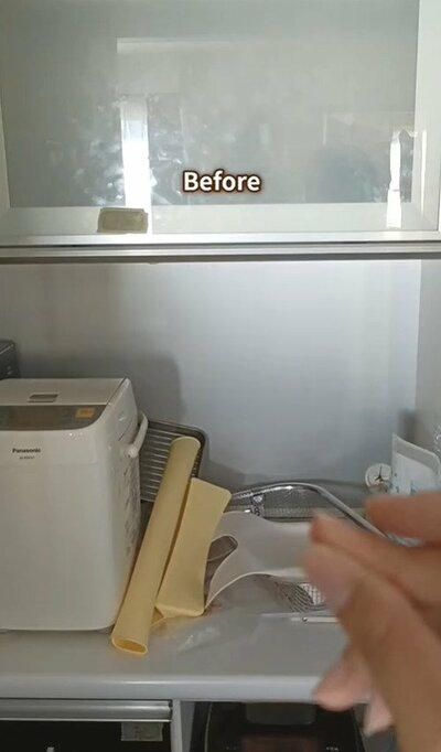 散らかりがちなキッチン周り