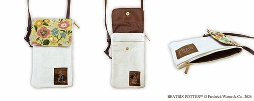 織りフラップ付きポシェット