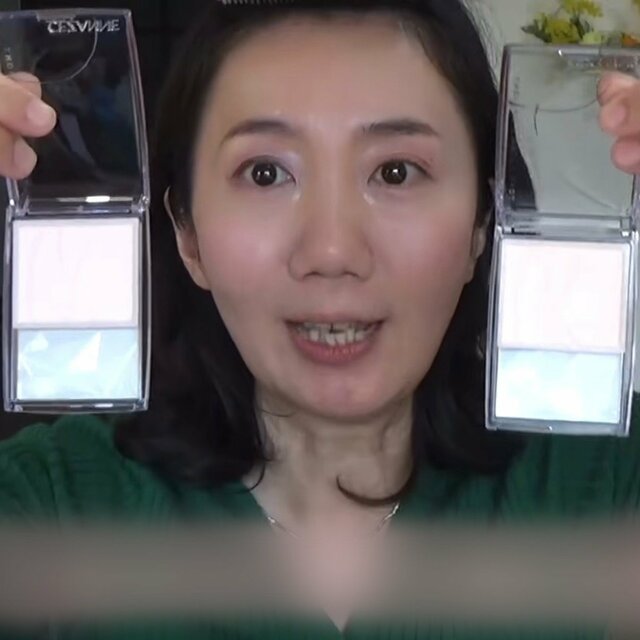「フワッて粉が飛ぶくらい柔らかい」40代50代注目の2026年新作「セザンヌのハイライト」2色を比較レビュー！