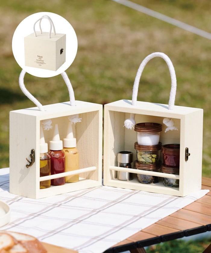 木製スパイスボックス