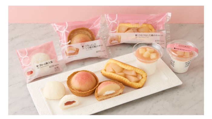 SNSで話題の新商品「桃スイーツ」
