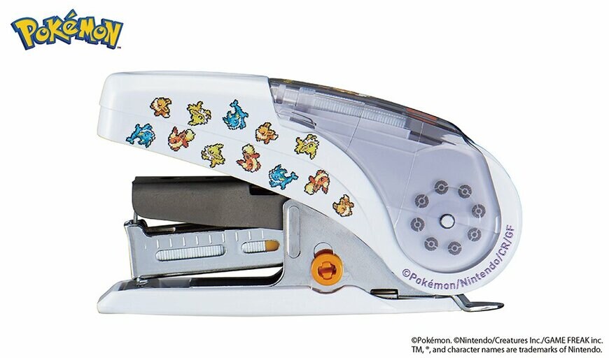 出所：マックス株式会社『ホッチキスにポケモンがふたたびあらわれた！「サクリ ポケモンデザイン vol.2」を発売』