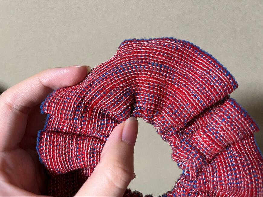 マクアケ、オートクチュールなシュシュ画像